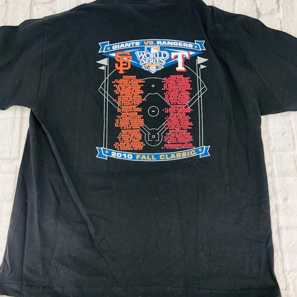 WORLD SERIES San Fransisco Giants Texas Ranger Tee - Picture 12 of 15